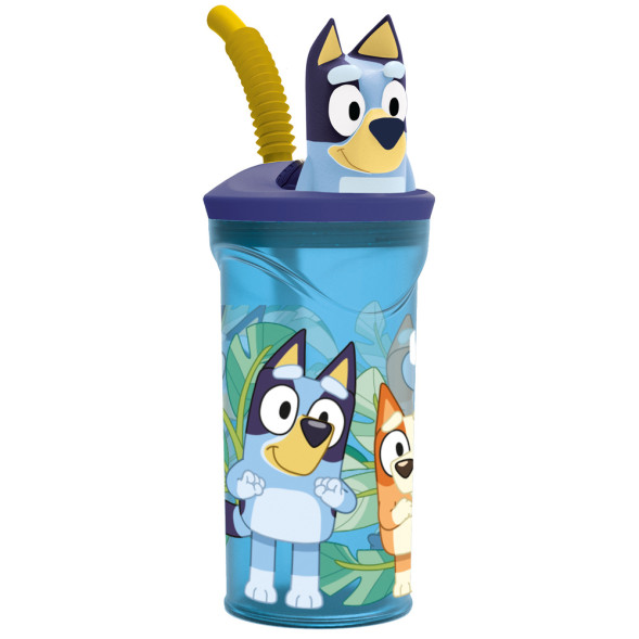 BLUEY – Borraccia con personaggio 3D 20cm – Bluey 360ml…x12